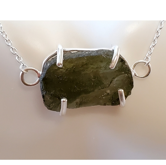 Genuine Czech Moldavite Necklace